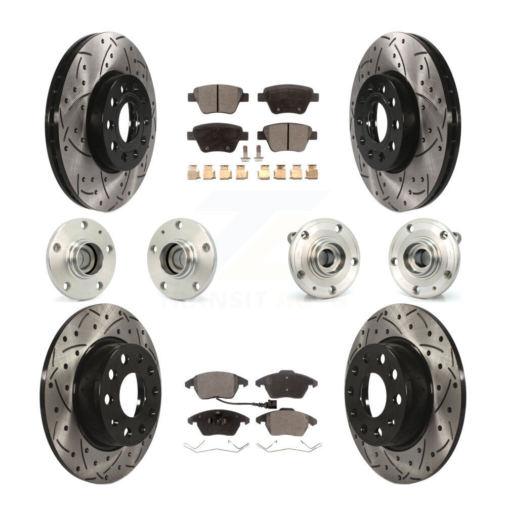 Transit Auto KBB-111200 Wheel Bearing and Hub Assembly for 2014-2016 Volkswagen Beetle - Front and Rear product image