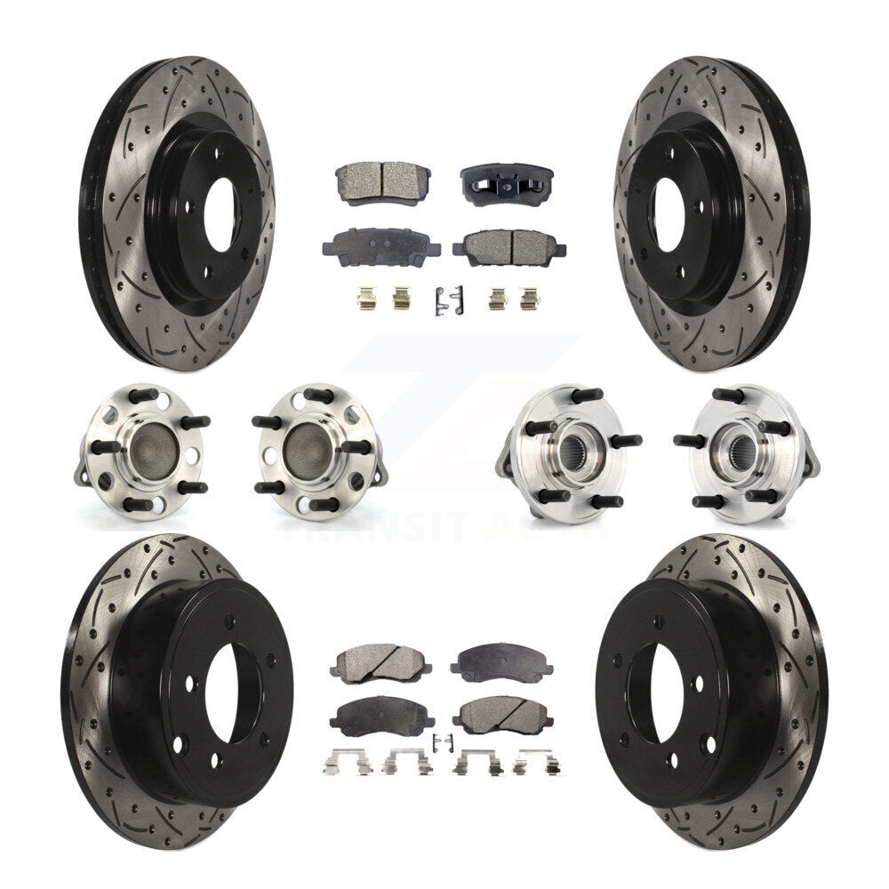 Transit Auto KBB-111213 Wheel Bearing and Hub Assembly for 2007-2011 Chrysler 200, Dodge Avenger, Chrysler Sebring & more - Front and Rear product image