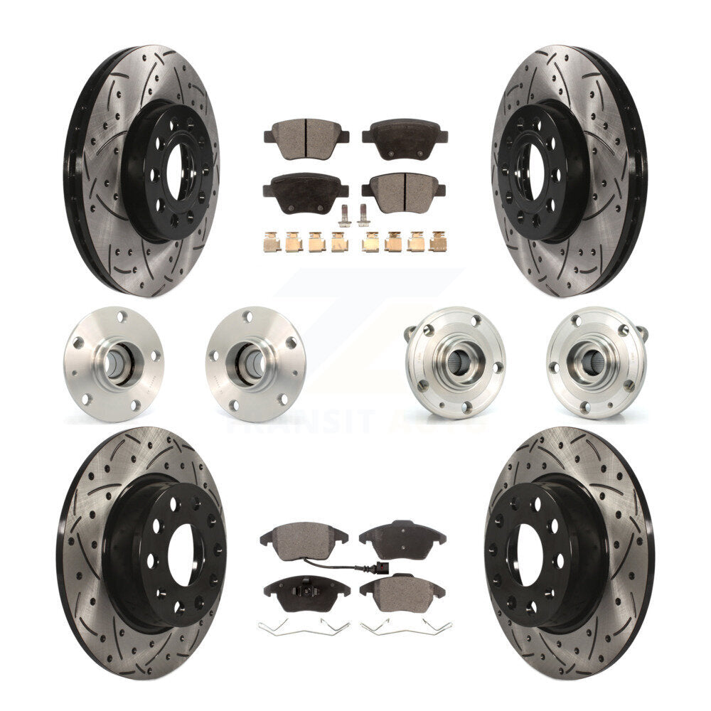 Transit Auto KBB-111218 Wheel Bearing and Hub Assembly for 2013-2014 Volkswagen Beetle - Front and Rear product image