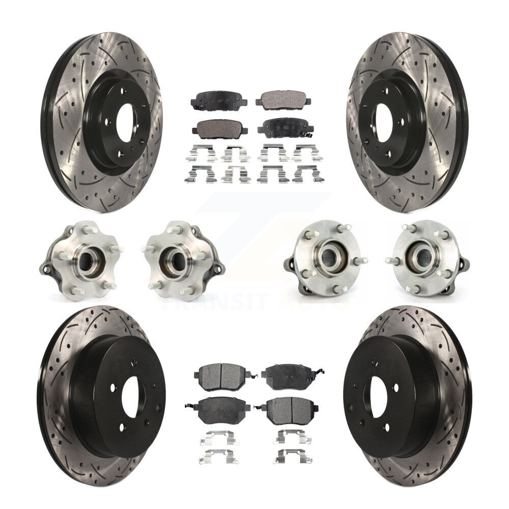 Transit Auto KBB-111229 Wheel Bearing and Hub Assembly for 2005-2007 Nissan Murano - Front and Rear product image