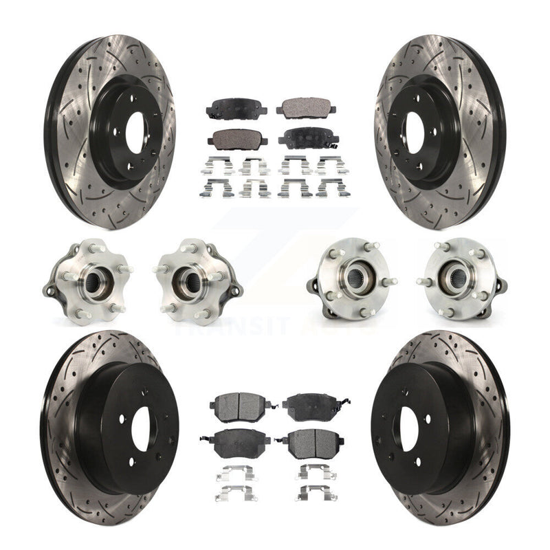 Transit Auto KBB-111229 Wheel Bearing and Hub Assembly for 2005-2007 Nissan Murano - Front and Rear product image