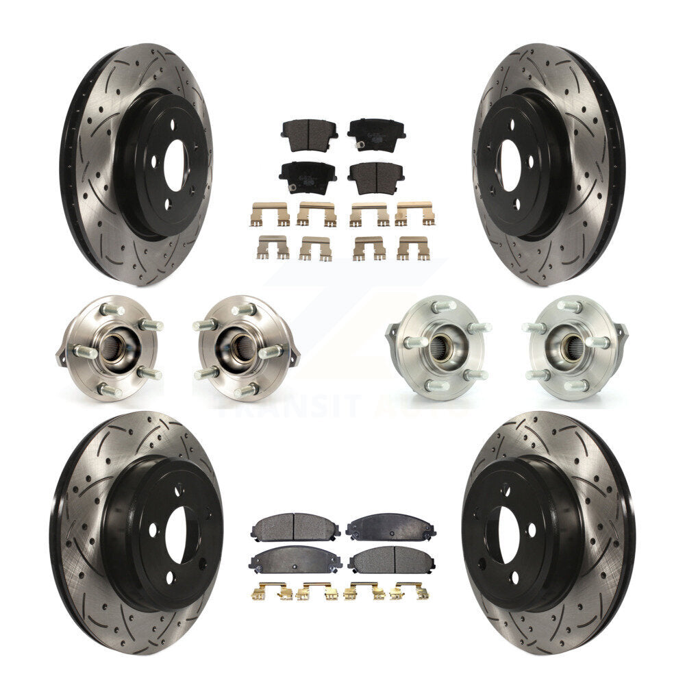 Transit Auto KBB-111234 Wheel Bearing and Hub Assembly for 2009-2014 Dodge Charger, Chrysler 300 - Front and Rear product image