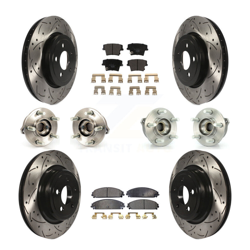 Transit Auto KBB-111235 Wheel Bearing and Hub Assembly for 2010-2013 Dodge Charger - Front and Rear product image
