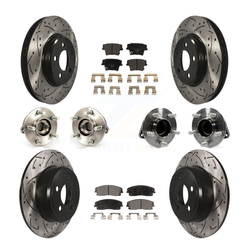 Transit Auto KBB-111236 Wheel Bearing and Hub Assembly for 2012-2014 Chrysler 300, Dodge Charger - Front and Rear product image
