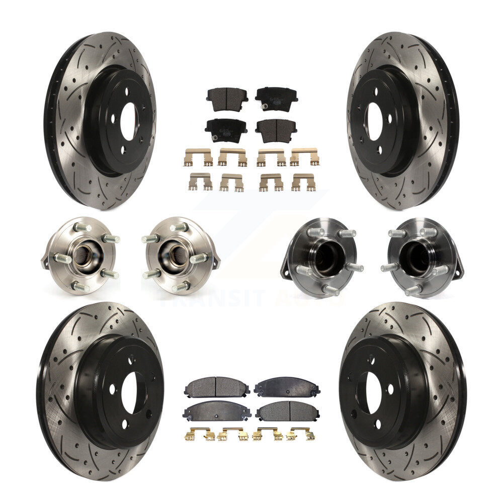 Transit Auto KBB-111237 Wheel Bearing and Hub Assembly for 2012-2014 Chrysler 300, Dodge Challenger - Front and Rear product image