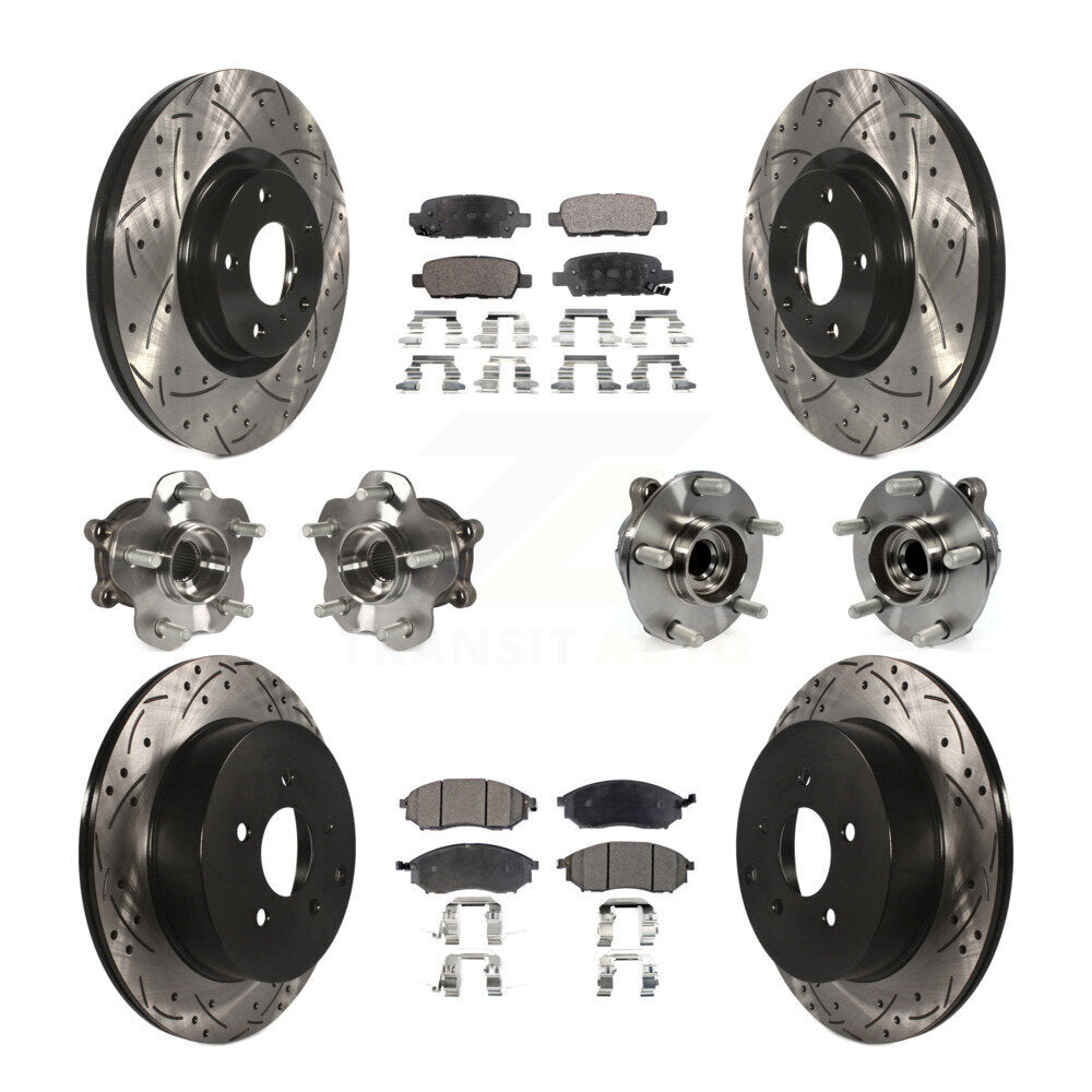 Transit Auto KBB-111251 Wheel Bearing and Hub Assembly for 2015-2017 INFINITI QX70 - Front and Rear product image