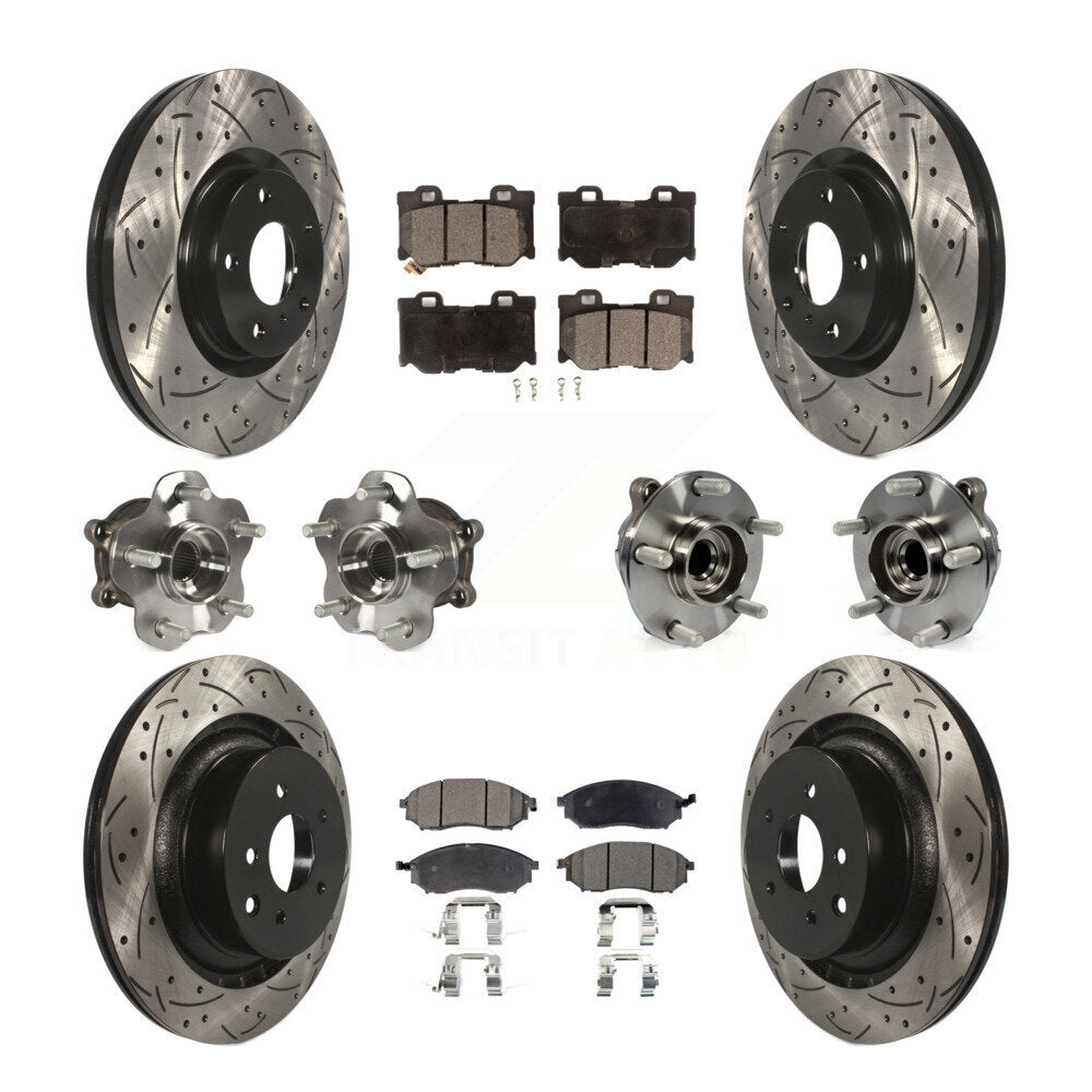 Transit Auto KBB-111253 Wheel Bearing and Hub Assembly for 2009-2020 Nissan 370Z - Front and Rear product image