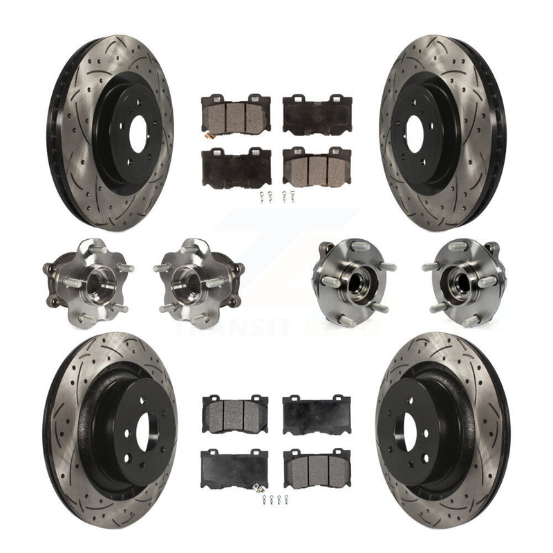 Transit Auto KBB-111255 Wheel Bearing and Hub Assembly for 2009-2013 INFINITI G37 - Front and Rear product image