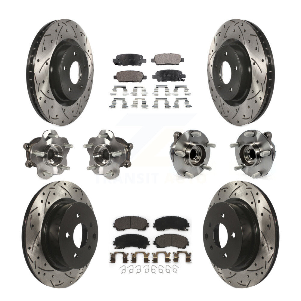 Transit Auto KBB-111258 Wheel Bearing and Hub Assembly for 2016-2017 INFINITI QX50 - Front and Rear product image