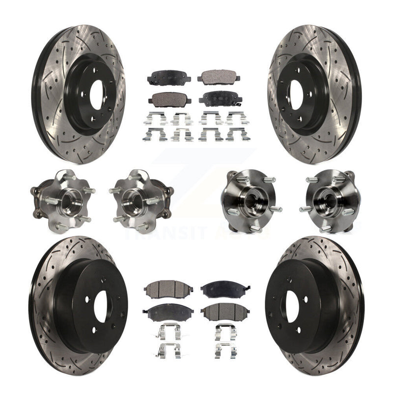 Transit Auto KBB-111259 Wheel Bearing and Hub Assembly for 2015-2017 INFINITI QX70 - Front and Rear product image