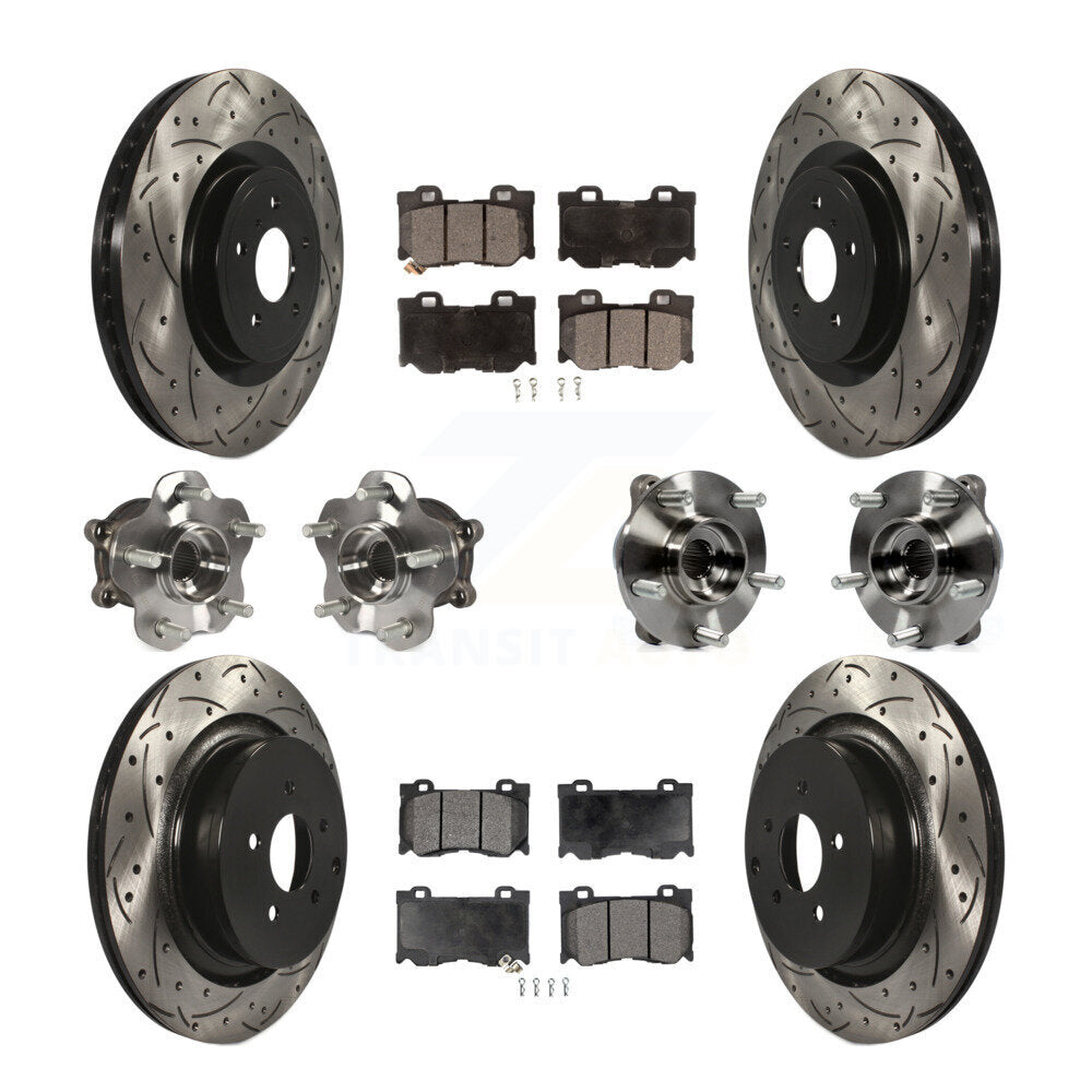 Transit Auto KBB-111262 Wheel Bearing and Hub Assembly for 2009-2013 INFINITI FX50 - Front and Rear product image