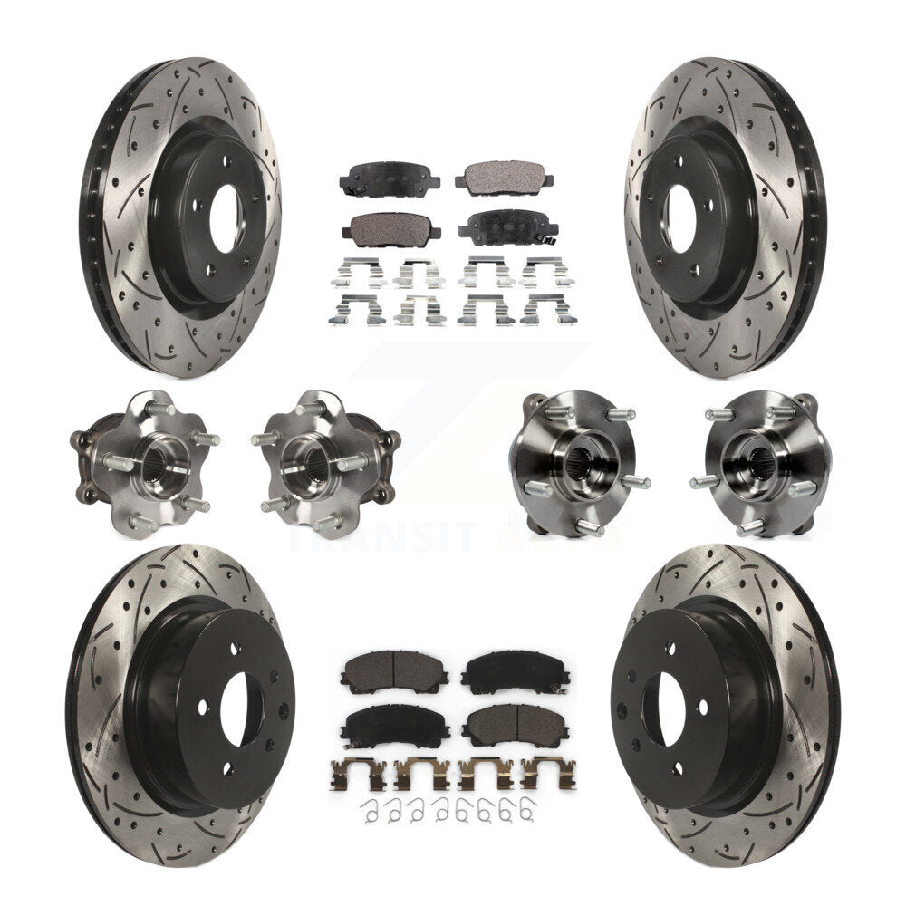 Transit Auto KBB-111264 Wheel Bearing and Hub Assembly for 2016-2017 INFINITI QX50 - Front and Rear product image