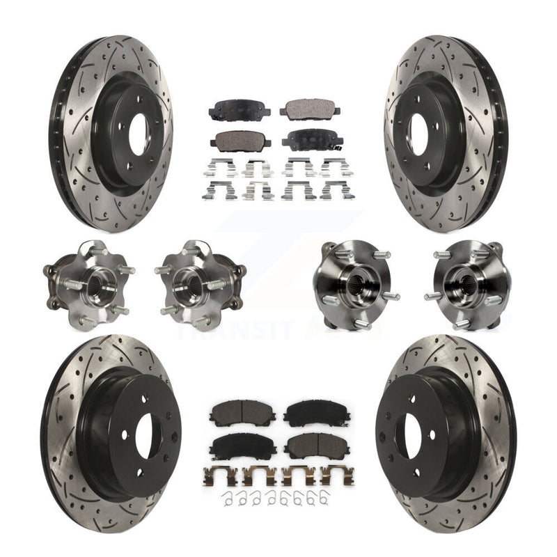 Transit Auto KBB-111264 Wheel Bearing and Hub Assembly for 2016-2017 INFINITI QX50 - Front and Rear product image