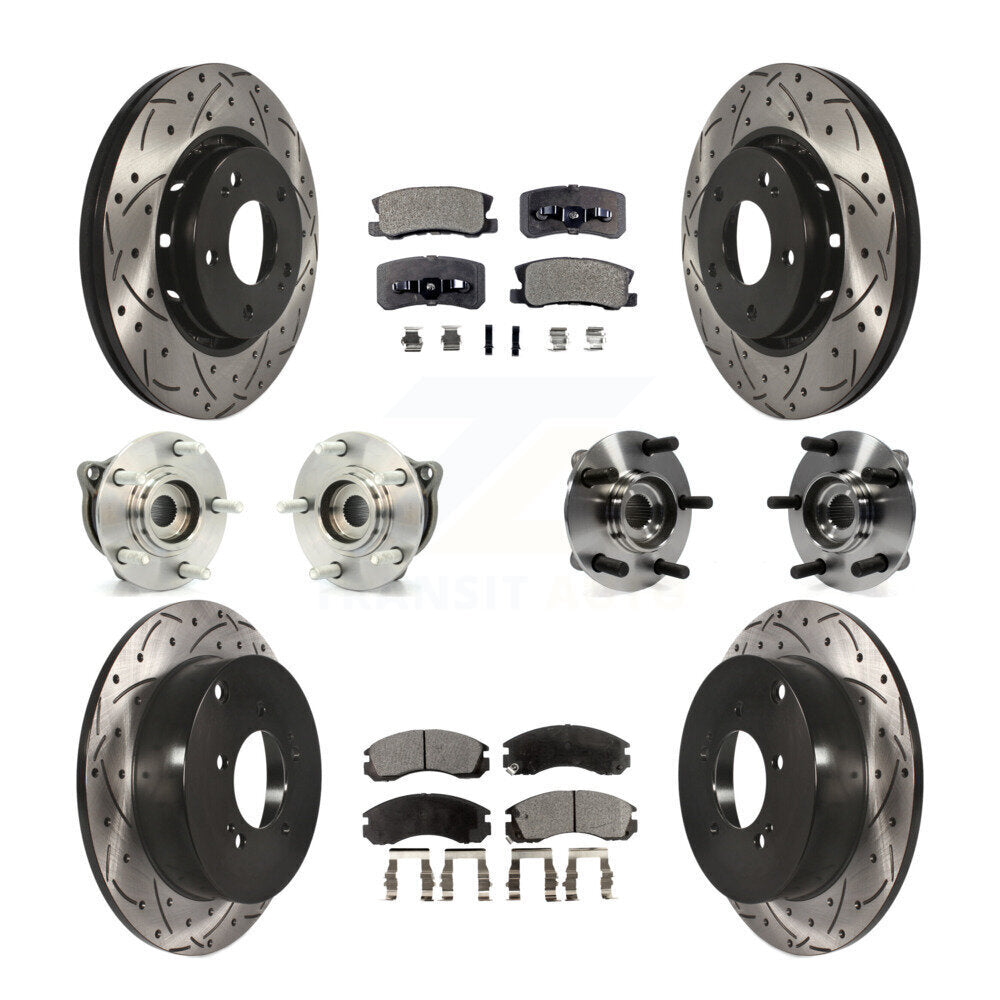 Transit Auto KBB-111265 Wheel Bearing and Hub Assembly for 2010-2011 Mitsubishi Lancer - Front and Rear product image