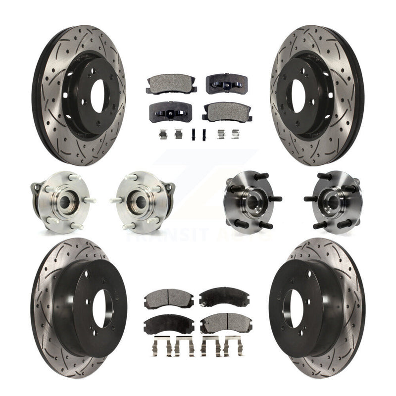 Transit Auto KBB-111265 Wheel Bearing and Hub Assembly for 2010-2011 Mitsubishi Lancer - Front and Rear product image
