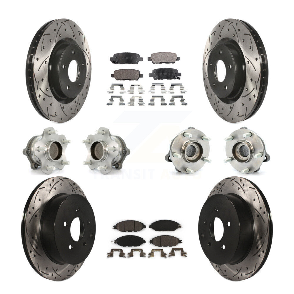 Transit Auto KBB-111268 Wheel Bearing and Hub Assembly for 2013-2020 Nissan Murano, INFINITI QX60, INFINITI JX35 & more - Front and Rear product image