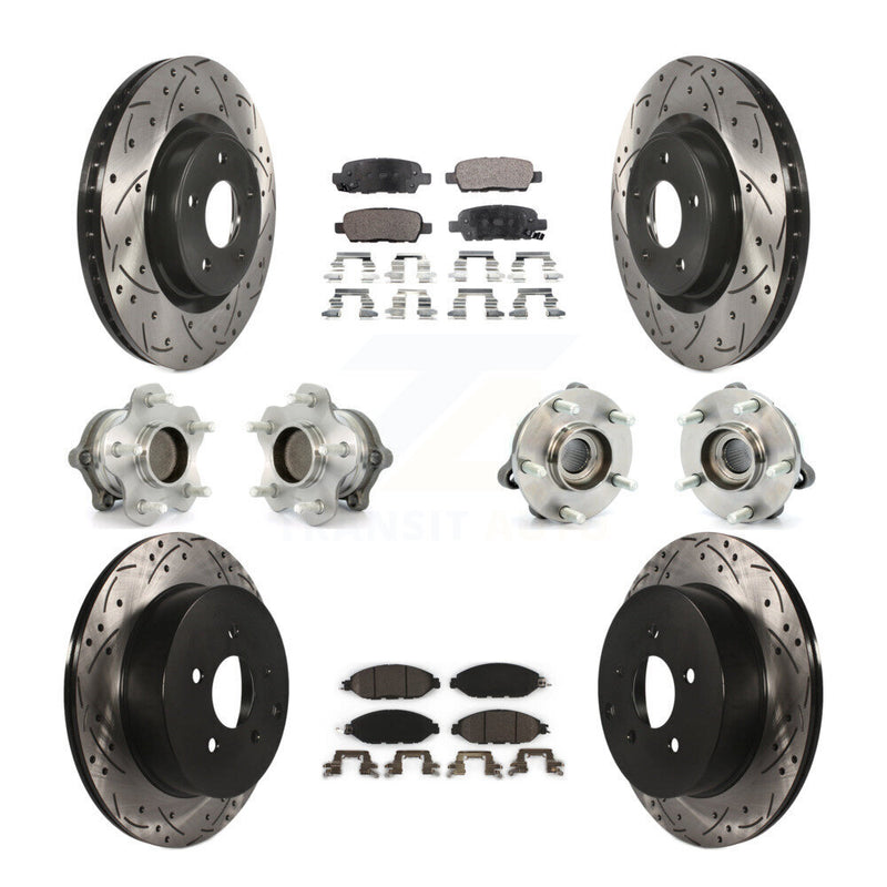 Transit Auto KBB-111268 Wheel Bearing and Hub Assembly for 2013-2020 Nissan Murano, INFINITI QX60, INFINITI JX35 & more - Front and Rear product image