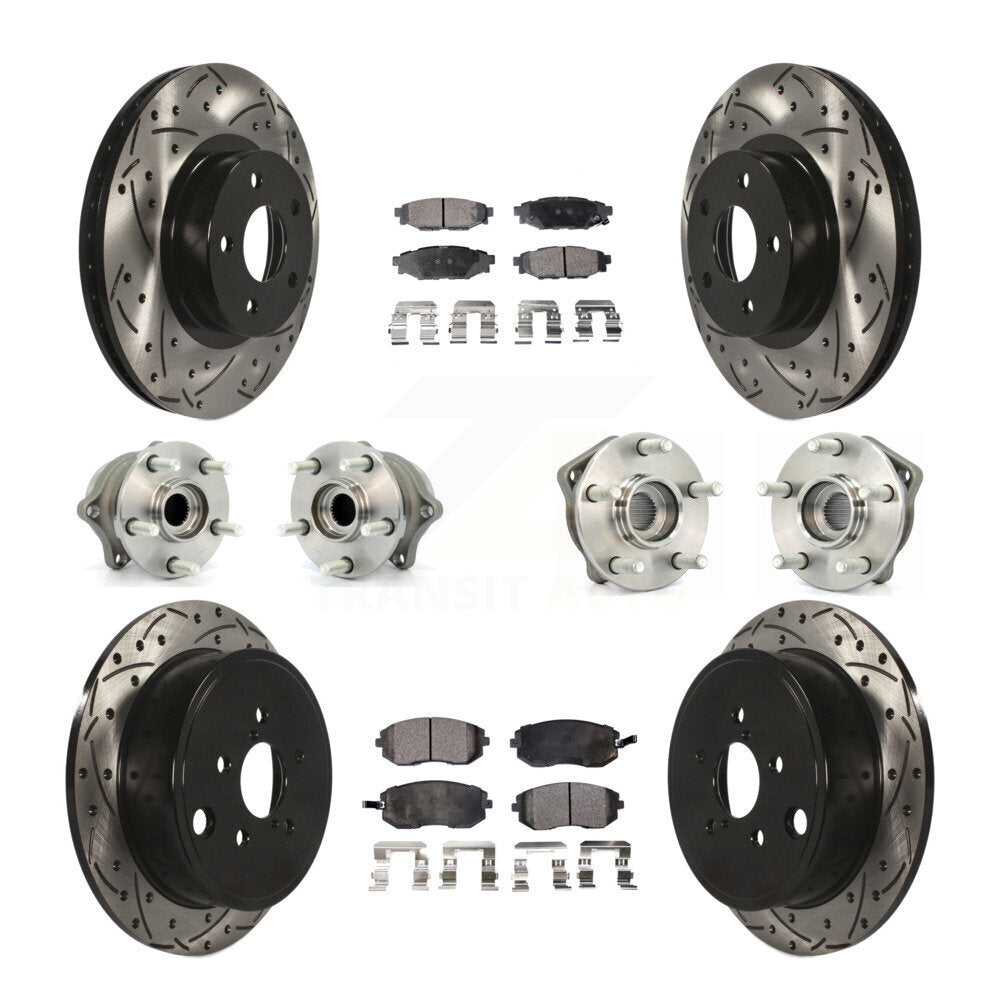 Transit Auto KBB-111272 Wheel Bearing and Hub Assembly for 2008-2010 Subaru Impreza - Front and Rear product image