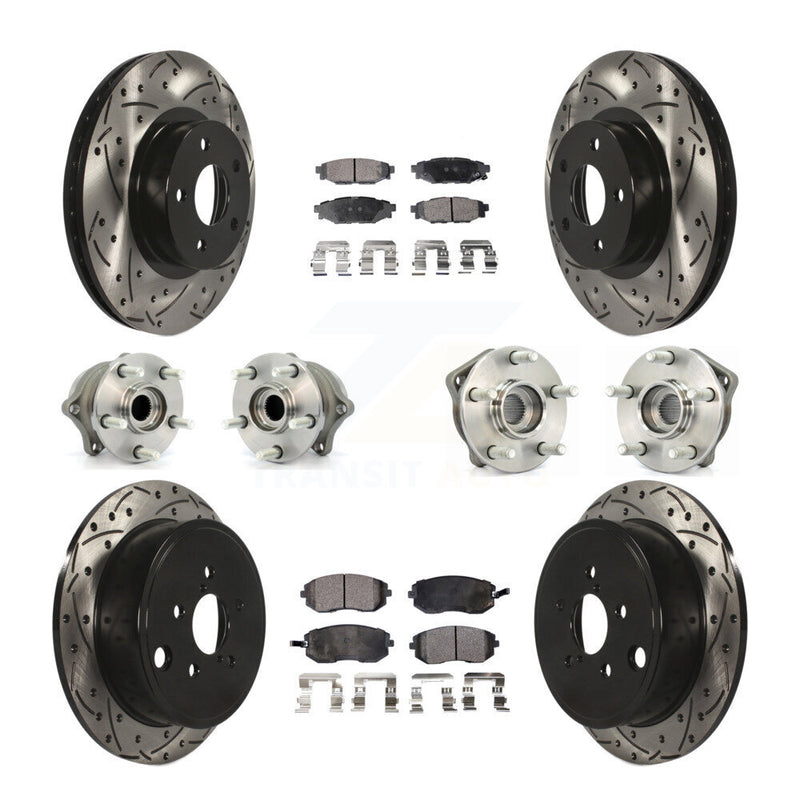 Transit Auto KBB-111272 Wheel Bearing and Hub Assembly for 2008-2010 Subaru Impreza - Front and Rear product image