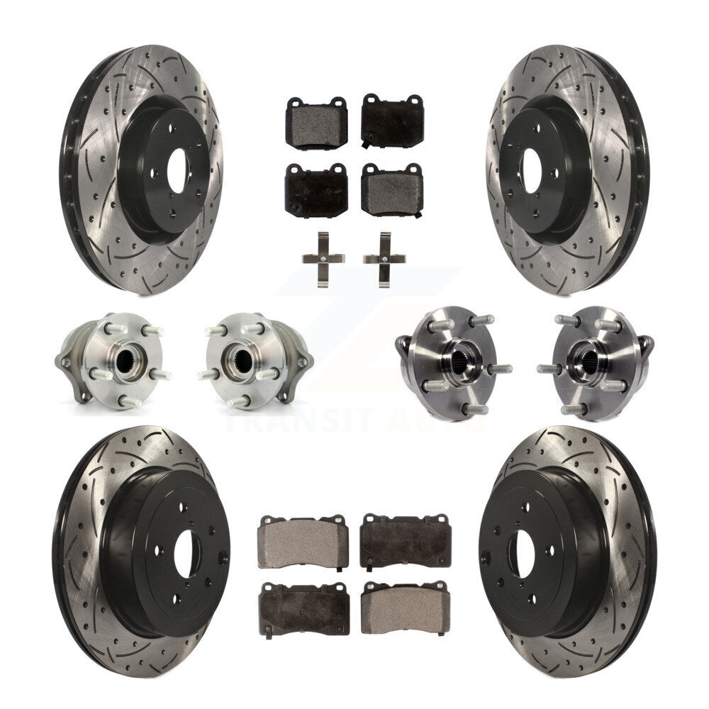 Transit Auto KBB-111275 Wheel Bearing and Hub Assembly for 2012-2014 Subaru Impreza, Subaru WRX STI - Front and Rear product image
