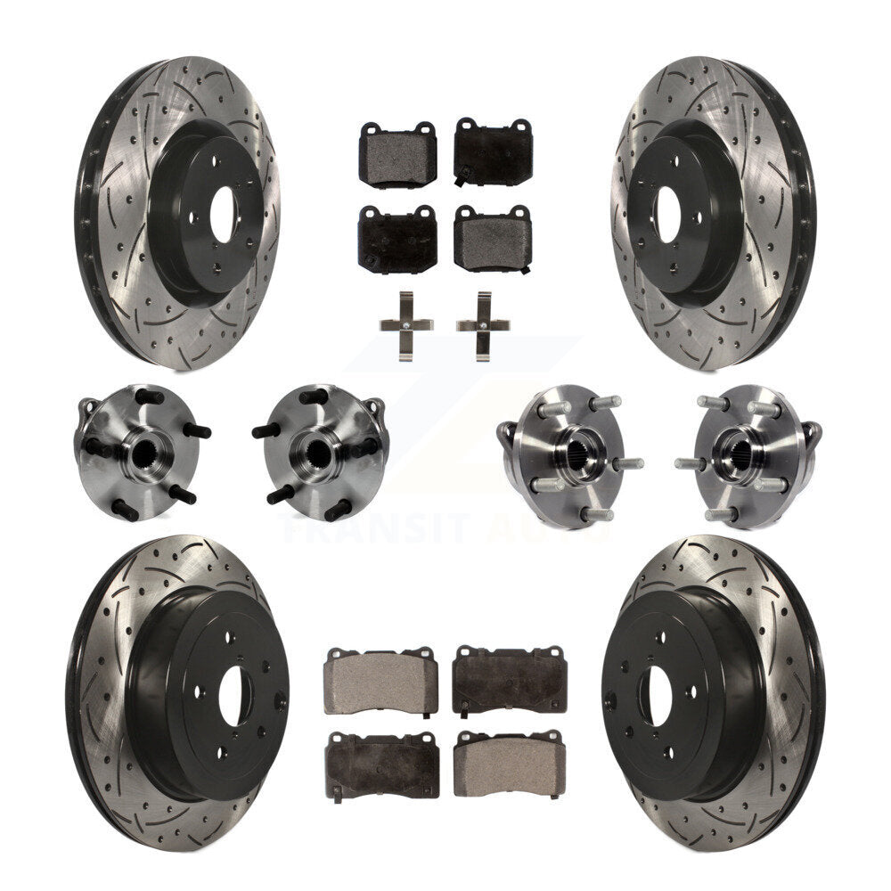 Transit Auto KBB-111276 Wheel Bearing and Hub Assembly for 2008-2017 Subaru WRX STI, Subaru Impreza - Front and Rear product image