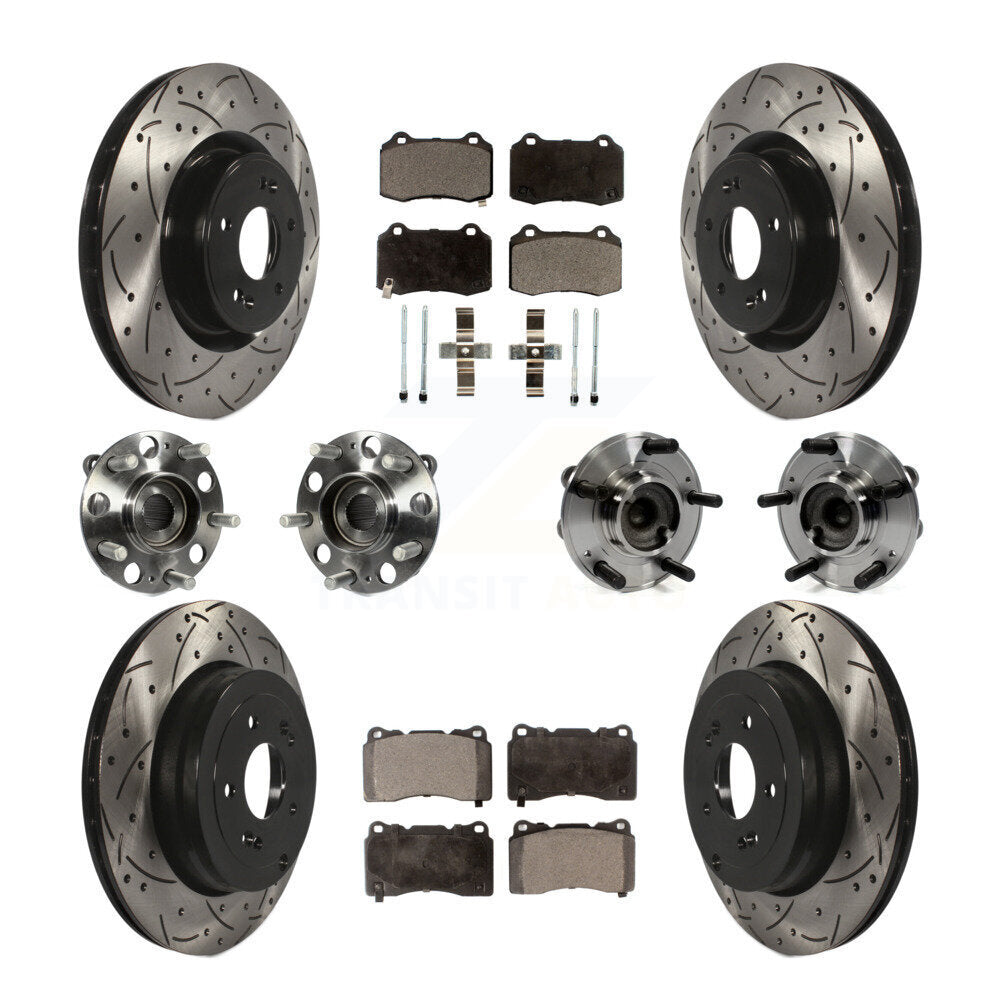 Transit Auto KBB-111280 Wheel Bearing and Hub Assembly for 2010-2016 Hyundai Genesis Coupe - Front and Rear product image