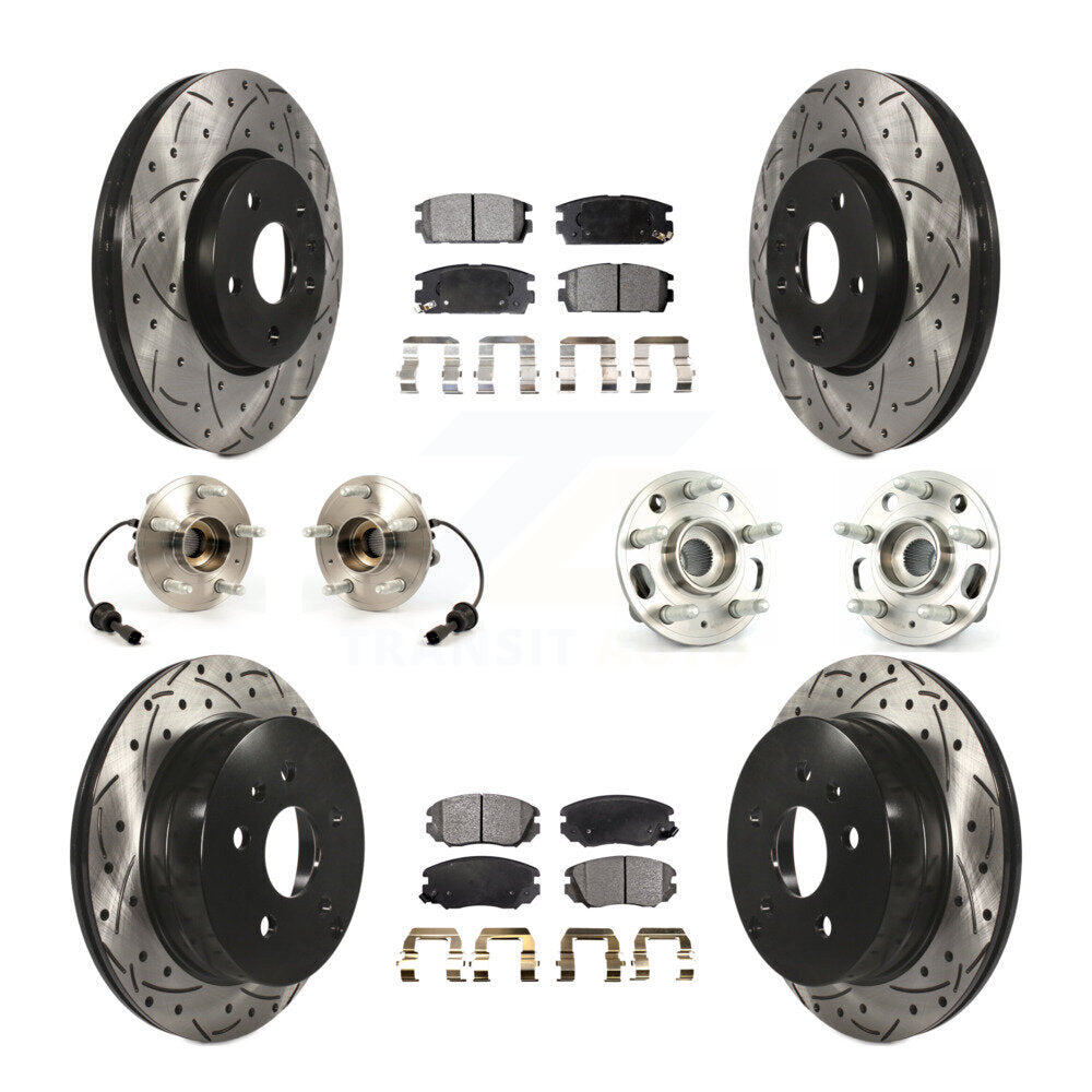 Transit Auto KBB-111284 Wheel Bearing and Hub Assembly for 2010-2017 GMC Terrain, Chevrolet Equinox - Front and Rear product image