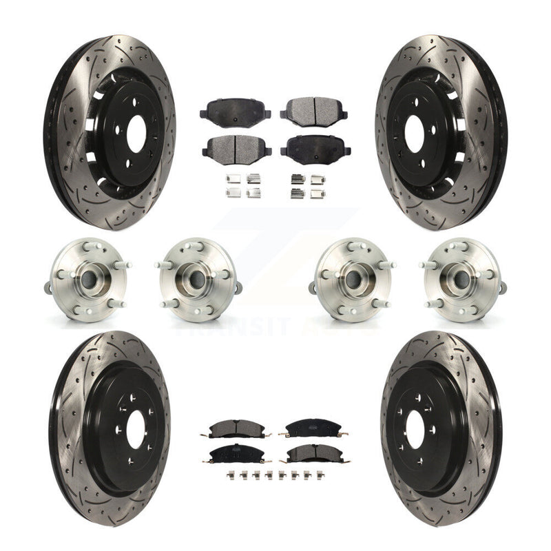 Transit Auto KBB-111290 Wheel Bearing and Hub Assembly for 2013-2018 Ford Explorer, Ford Police Interceptor Utility - Front and Rear product image