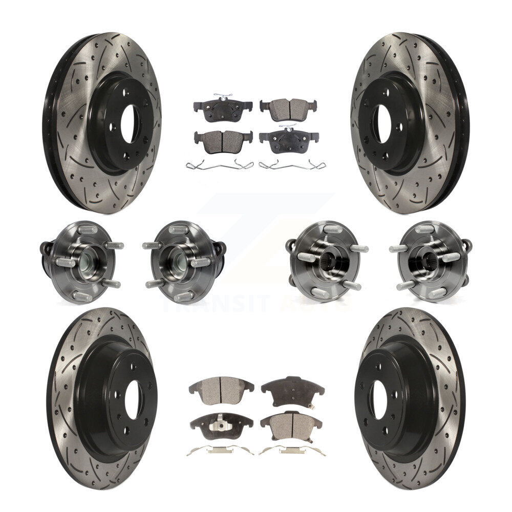 Transit Auto KBB-111292 Wheel Bearing and Hub Assembly for 2013-2020 Ford Fusion, Lincoln MKZ - Front and Rear product image