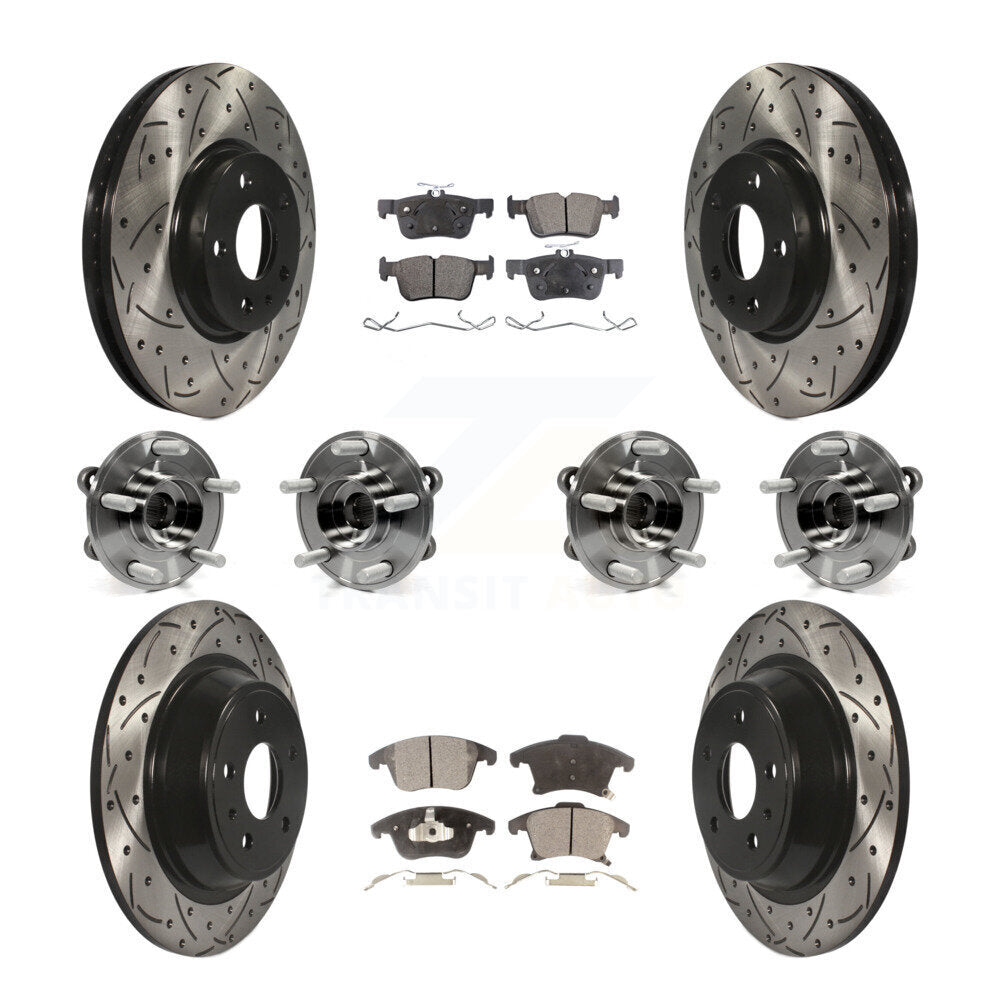 Transit Auto KBB-111294 Wheel Bearing and Hub Assembly for 2013-2018 Ford Fusion - Front and Rear product image