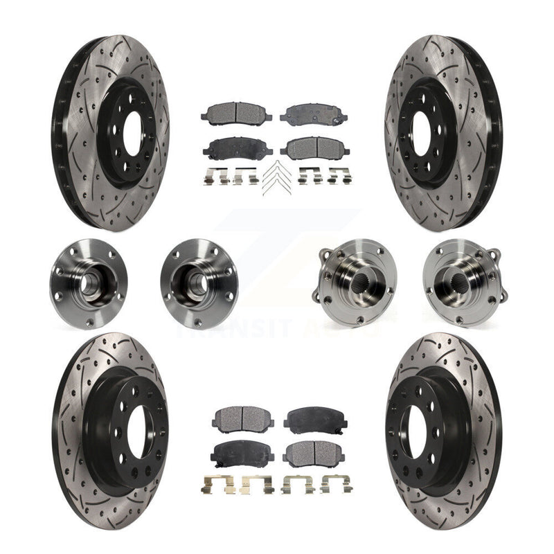 Transit Auto KBB-111297 Wheel Bearing and Hub Assembly for 2013-2016 Dodge Dart - Front and Rear product image