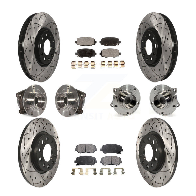 Transit Auto KBB-111298 Wheel Bearing and Hub Assembly for 2015-2017 Chrysler 200 - Front and Rear product image
