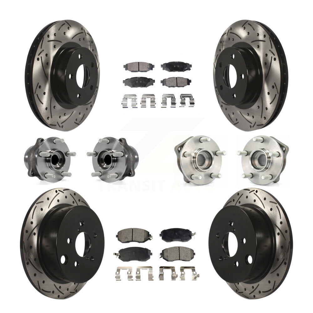 Transit Auto KBB-111300 Wheel Bearing and Hub Assembly for 2012-2013 Subaru Impreza - Front and Rear product image