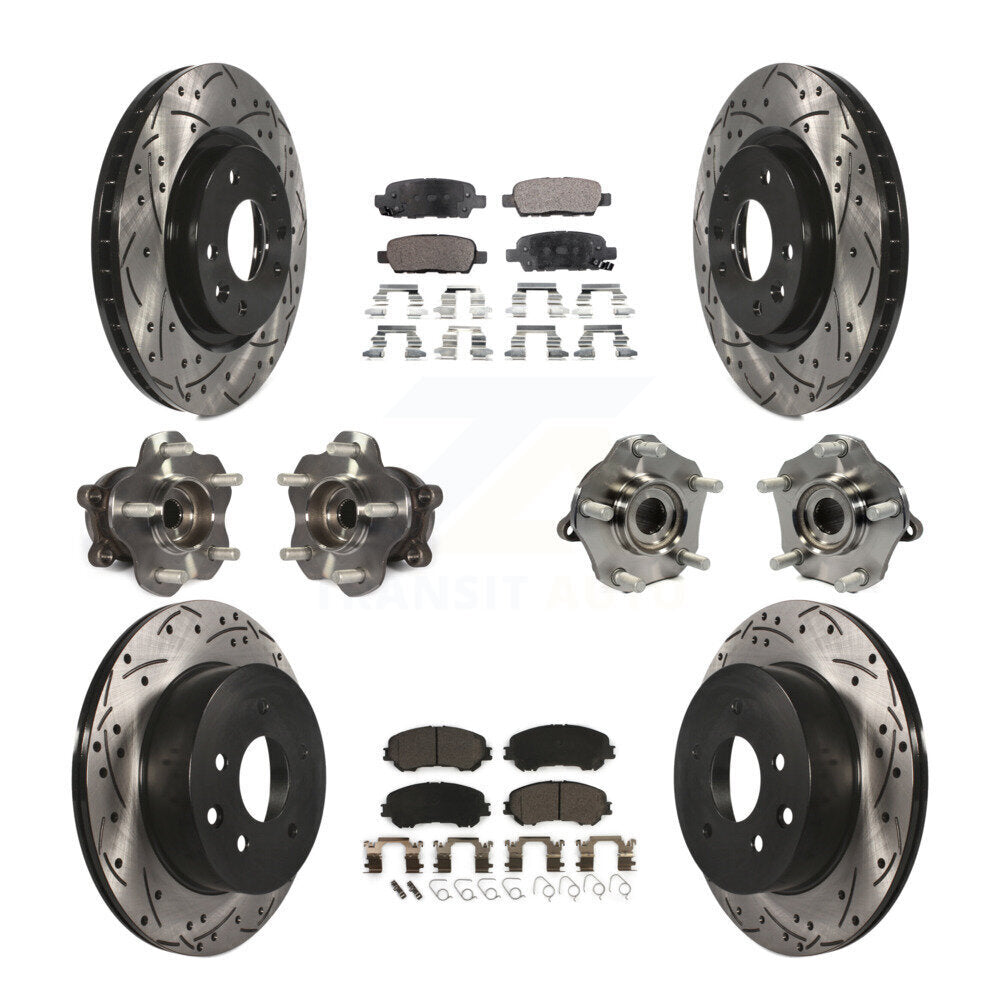 Transit Auto KBB-111312 Wheel Bearing and Hub Assembly for 2017-2022 Nissan Rogue Sport, Nissan Qashqai - Front and Rear product image