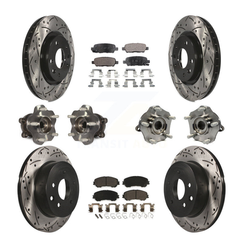 Transit Auto KBB-111312 Wheel Bearing and Hub Assembly for 2017-2022 Nissan Rogue Sport, Nissan Qashqai - Front and Rear product image