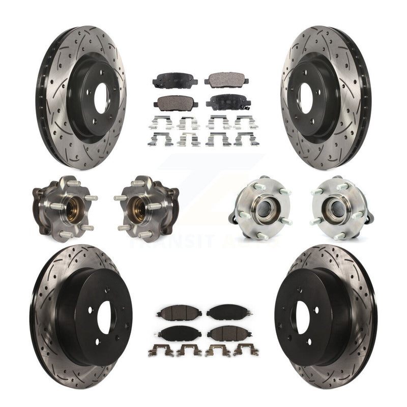 Transit Auto KBB-111317 Wheel Bearing and Hub Assembly for 2013-2020 Nissan Pathfinder, Nissan Murano, INFINITI QX60 & more - Front and Rear product image