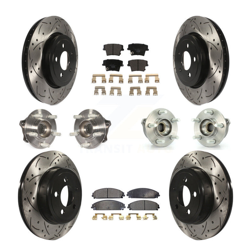 Transit Auto KBB-111321 Wheel Bearing and Hub Assembly for 2015-2023 Dodge Charger, Dodge Challenger, Chrysler 300 - Front and Rear product image