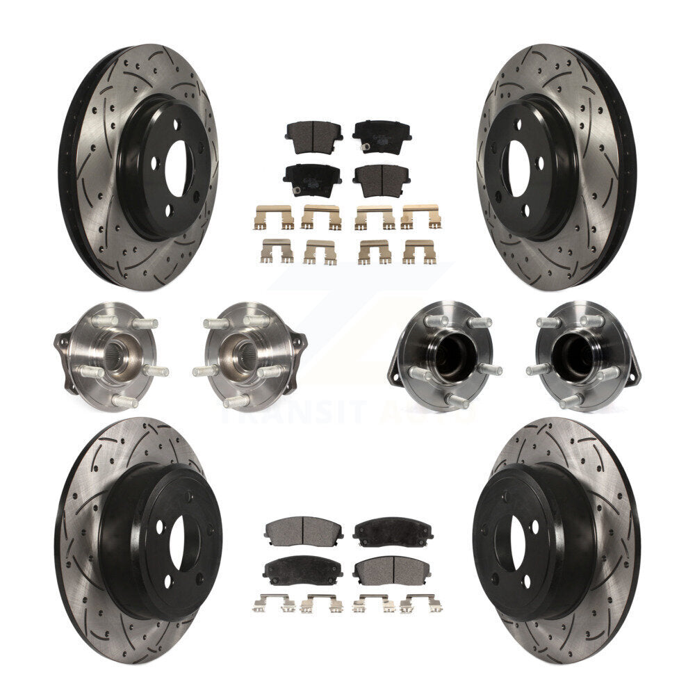 Transit Auto KBB-111323 Wheel Bearing and Hub Assembly for 2015-2023 Dodge Charger, Dodge Challenger, Chrysler 300 - Front and Rear product image