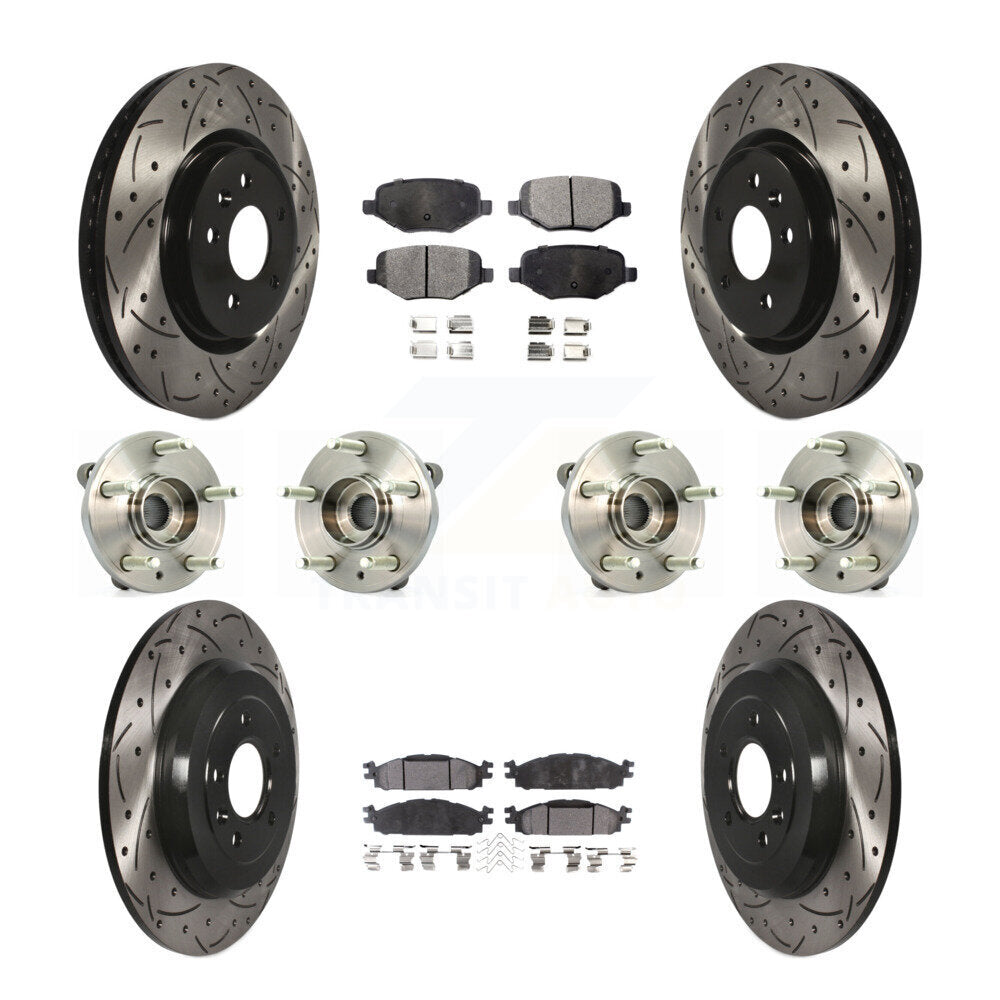 Transit Auto KBB-111343 Wheel Bearing and Hub Assembly for 2009-2019 Ford Flex, Lincoln MKS, Ford Taurus & more - Front and Rear product image