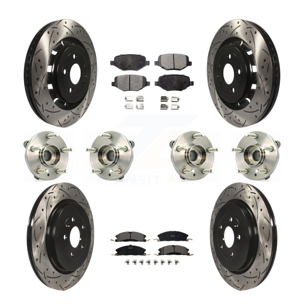Transit Auto KBB-111344 Wheel Bearing and Hub Assembly for 2012-2019 Ford Taurus, Lincoln MKT, Lincoln MKS & more - Front and Rear product image
