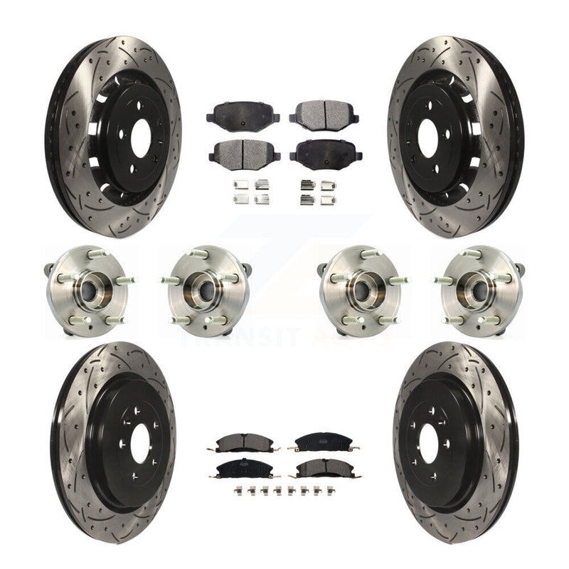Transit Auto KBB-111344 Wheel Bearing and Hub Assembly for 2012-2019 Ford Taurus, Lincoln MKT, Lincoln MKS & more - Front and Rear product image