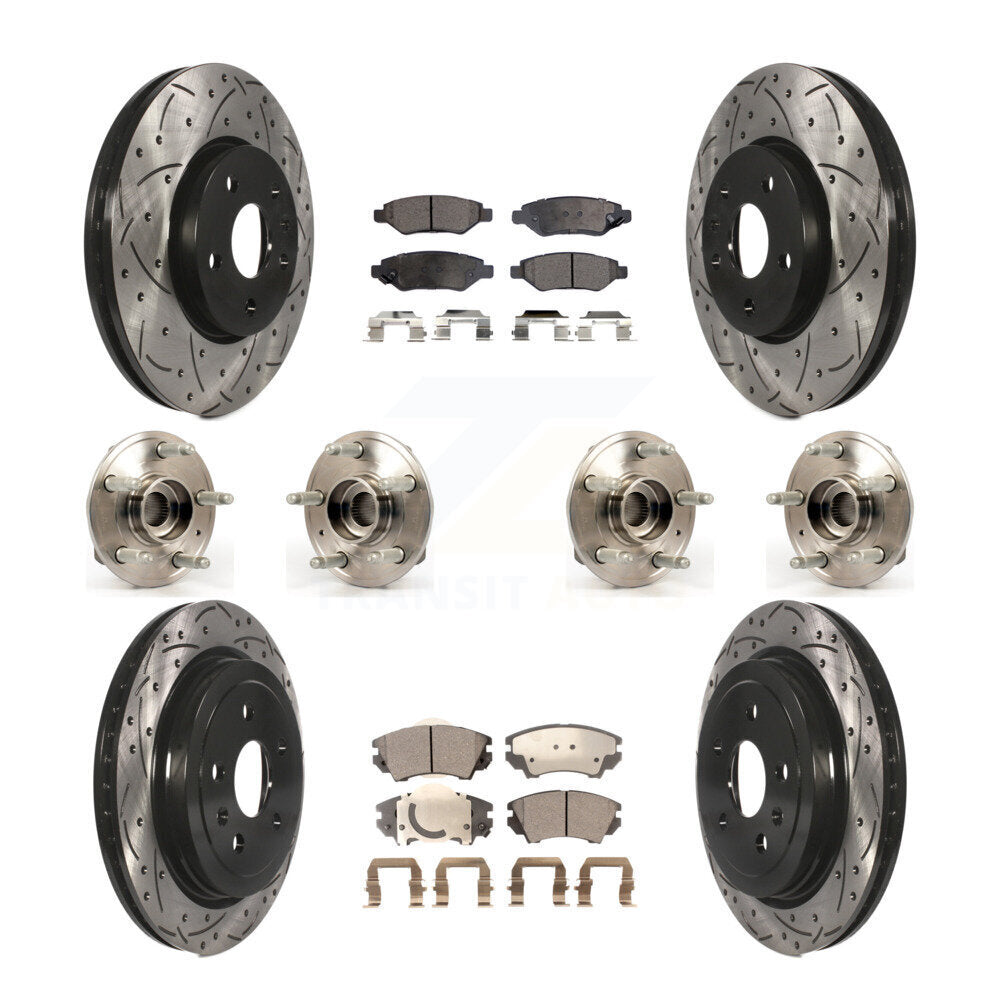 Transit Auto KBB-111347 Wheel Bearing and Hub Assembly for 2010-2015 Chevrolet Camaro - Front and Rear product image
