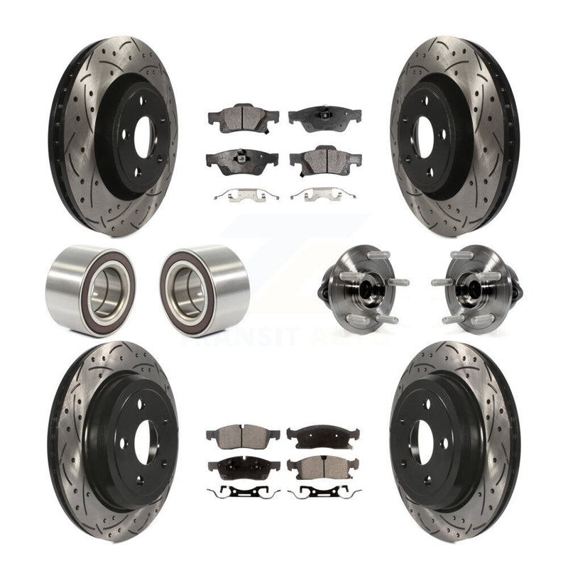 Transit Auto KBB-111356 Wheel Bearing and Hub Assembly for 2022 Jeep Grand Cherokee WK - Front and Rear product image