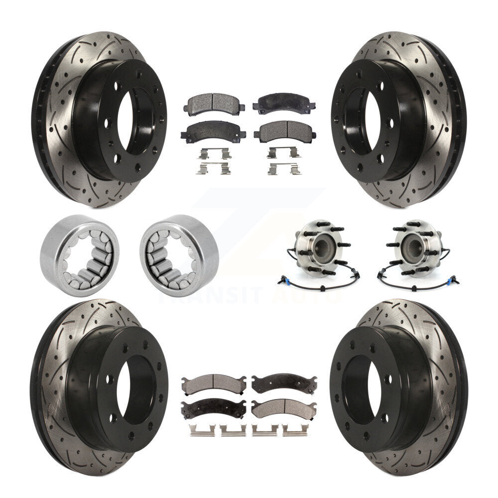 Transit Auto KBB-111381 Wheel Bearing and Hub Assembly for 2007-2016 Chevrolet Express 2500, GMC Savana 2500 - Front and Rear product image