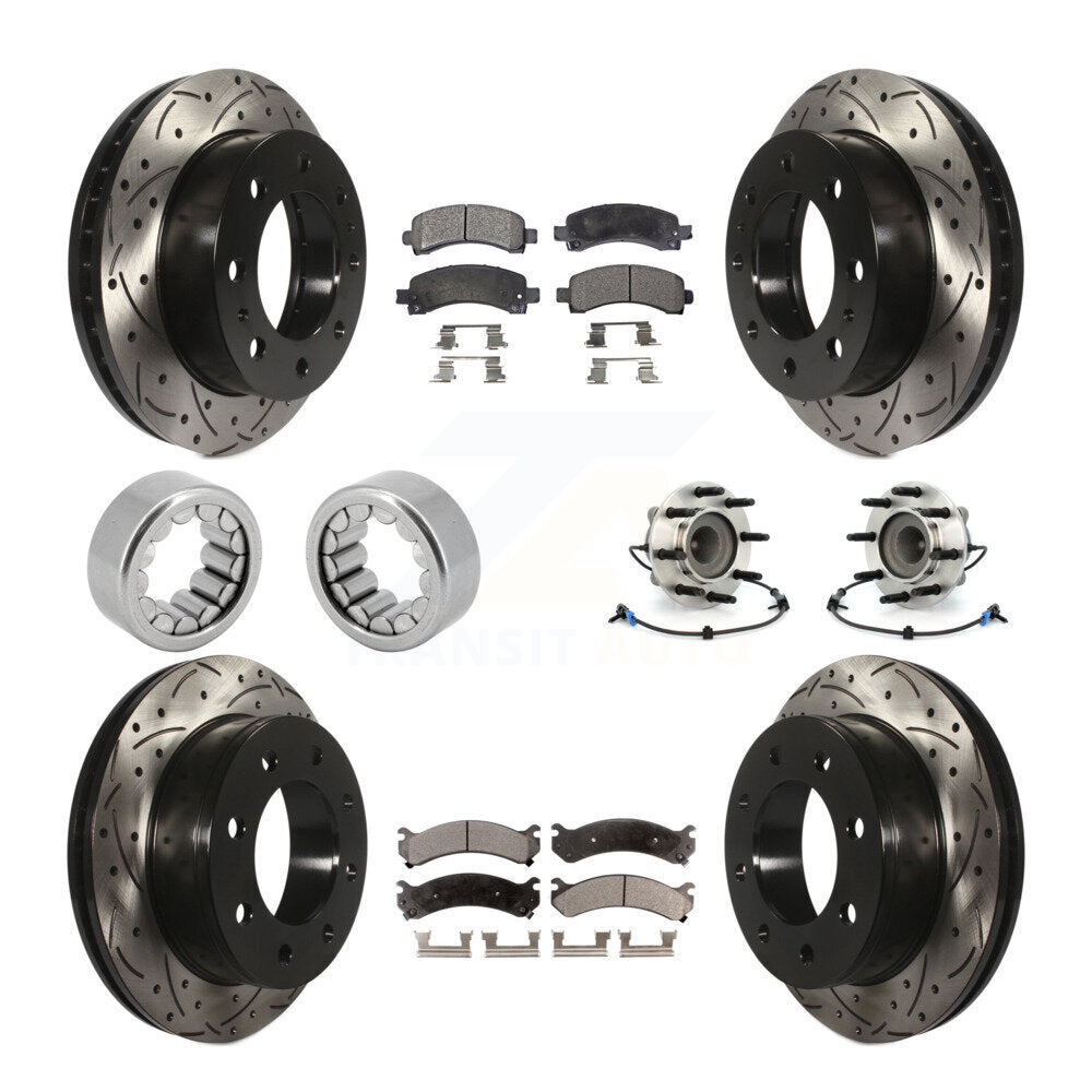 Transit Auto KBB-111383 Wheel Bearing and Hub Assembly for 2011-2016 Chevrolet Express 2500, GMC Savana 2500 - Front and Rear product image