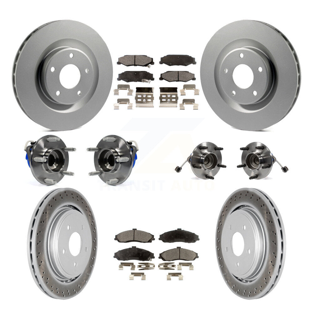 Transit Auto KBB-111457 Wheel Bearing and Hub Assembly for 2006-2008 Cadillac XLR - Front and Rear product image