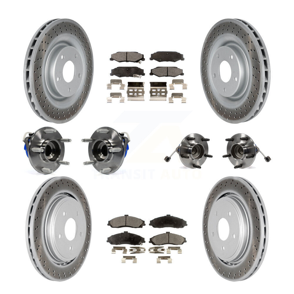 Transit Auto KBB-111458 Wheel Bearing and Hub Assembly for 2005-2008 Cadillac XLR, Chevrolet Corvette - Front and Rear product image