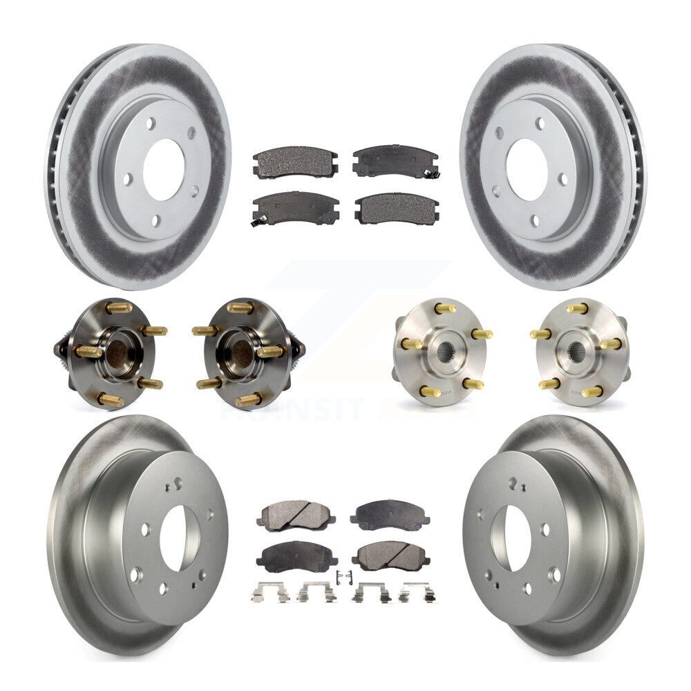 Transit Auto KBB-111490 Wheel Bearing and Hub Assembly for 2004-2009 Mitsubishi Galant - Front and Rear product image