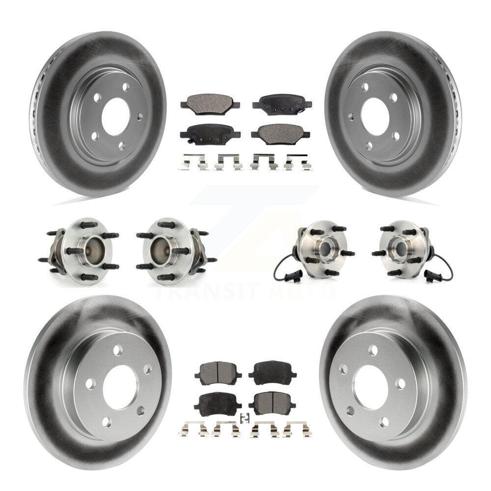 Transit Auto KBB-111496 Wheel Bearing and Hub Assembly for 2004-2012 Chevrolet Malibu, Pontiac G6, Saturn Aura - Front and Rear product image