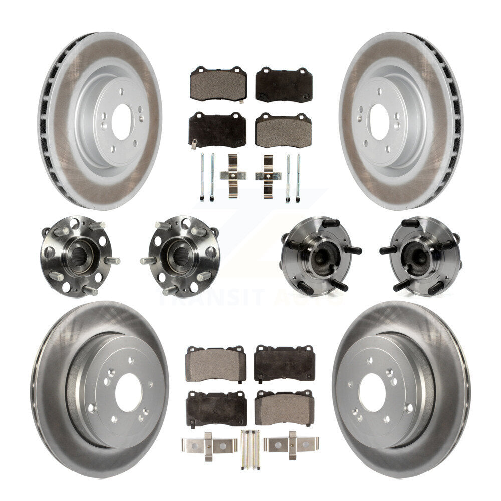 Transit Auto KBB-111666 Wheel Bearing and Hub Assembly for 2010-2016 Hyundai Genesis Coupe - Front and Rear product image